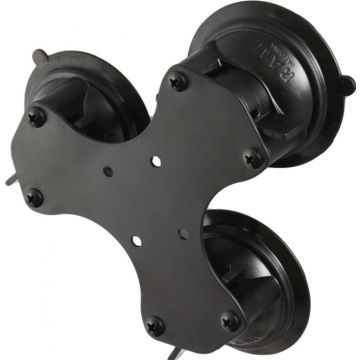 RAM TRIPLE BASE ADAPTER W/TRIPLE SUCTION