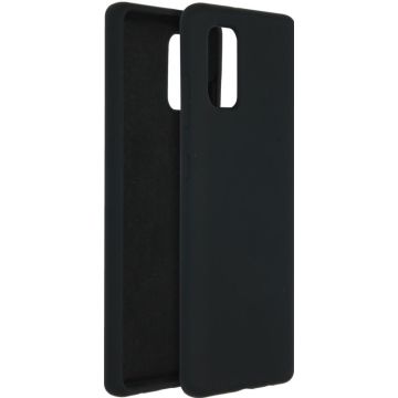 Accezz Liquid Silicone Backcover Samsung Galaxy A41 - Zwart