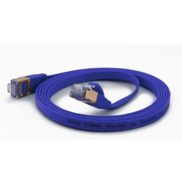 Wantec Patchkabel FTP CAT6 q=1,6x6,5mm 10,00m blauw