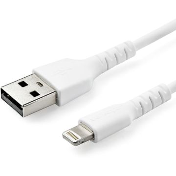 StarTech.com Premium USB-A naar Lightning Kabel 1m Wit - USB Type A naar Lightning Charge & Sync Oplaadkabel