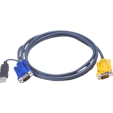 ATEN 2L-5202UP - Toetsenbord  video  muis (TVM) kabel