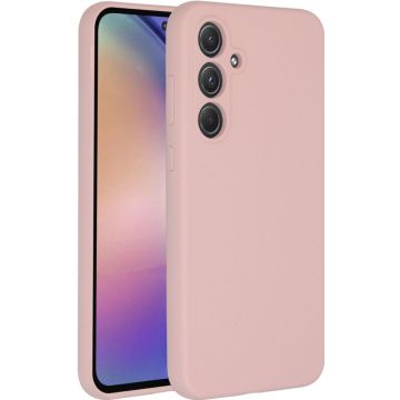 Accezz Liquid Silicone Backcover Samsung Galaxy A55 - Roze