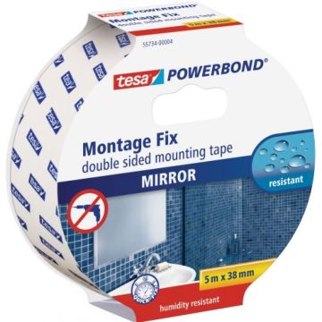 tesa Powerbond Montageband Spiegel 5m 38mm