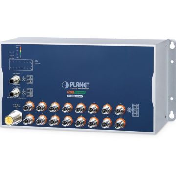 Planet Industrial L3 16-Port M12 Managed PoE ITS-6326-16P-WV
