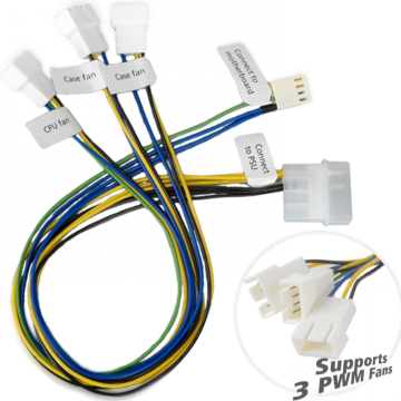 Akasa PWM Splitter - Smart Fan Cable