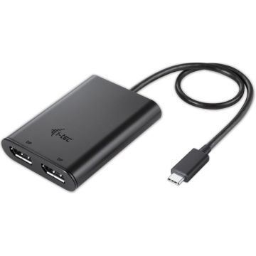 i-Tec C31DUAL4KDP - Externe video-adapter