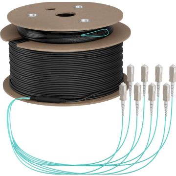 EFB Trunkkabel U-DQ(ZN)BH 8G 50/125, SC/SC OM3 170m