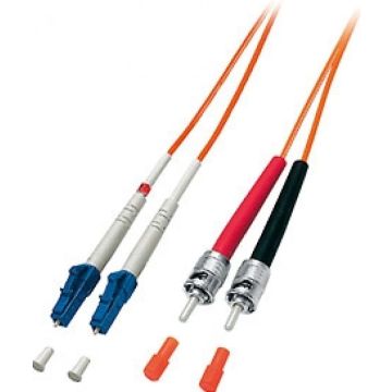Equip LWL Patchkabel LC -> ST 5,00m Multimode Duplex O