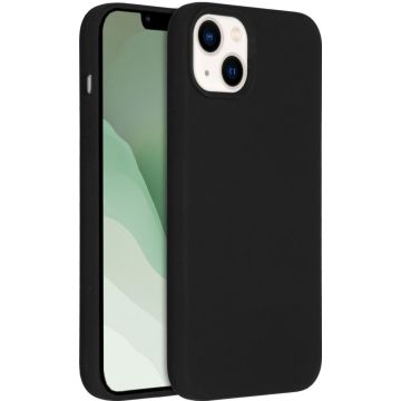 Accezz Liquid Silicone Backcover iPhone 14 Plus - Zwart