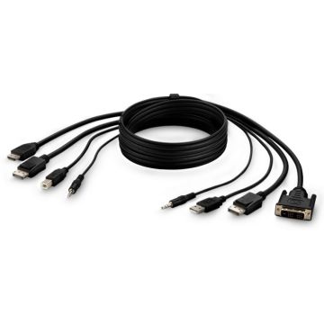 Belkin Secure KVM Combo Cable - VideoUSBaudiokabel