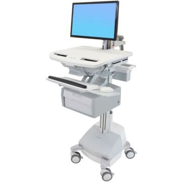 Ergotron StyleView Cart with LCD Arm, SLA Powered, 1 Tall Drawer - Wagen (alleen opladen)