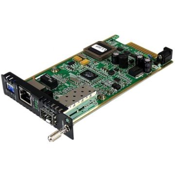 StarTech.com Gigabit ethernet glasvezel mediaconverterkaartmodule met open SFP-sleuf - Glasvezel mediaconverter