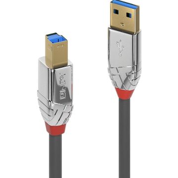 Lindy USB 3.0 Kabel Type A/B Cromo Line M/M 5m
