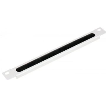 Equip 10" Kabelgoot met Bürsteneinsatz, 1U grijs