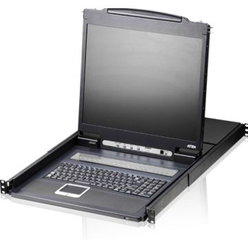 Aten 16-Port PS/2-USB VGA Single Rail LCD KVM Switch