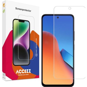 Accezz Gehard Glas Screenprotector voor de Xiaomi Redmi 12 - Transparant