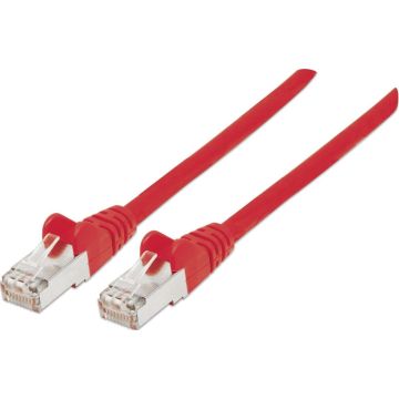 Intellinet Patchkabel RJ45 S/FTP Cat6 koper LSOH 1,0m rot