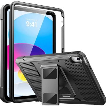 Accezz Rugged Back Case iPad 10 (2022) 10.9 inch - Zwart