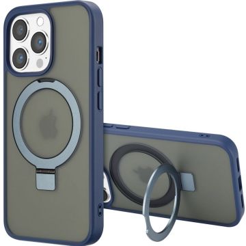 Accezz Ring Stand Backcover met MagSafe iPhone 13 Pro Max - Blue