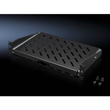 apparaateboden Rittal ausziehb. 2HE 19"" 25kg, 350 mm, RAL9005