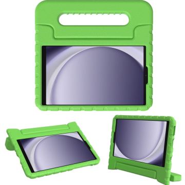 Accezz Kidsproof Backcover met handvat Samsung Galaxy Tab A9 8.7 inch - Groen