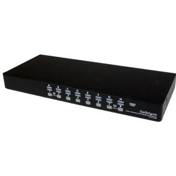StarTech.com 16-poort 1U-Rack USB KVM-switch met OSD en Bekabeling - KVM-schakelaar