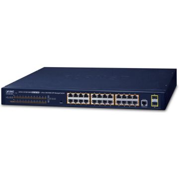 PLANET GS-4210-24P2S - Switch