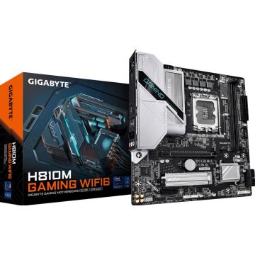 MB GBT Intel 1851 H810M GAMING WIFI6 M-ATX 2xD5 5600 PCIe4.0 USB3.2 Gen1
