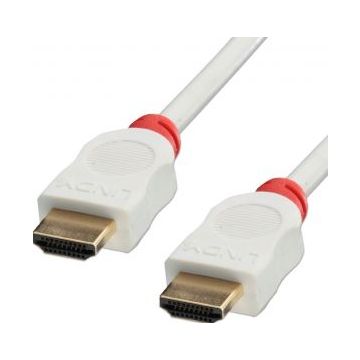 LINDY 1m High Speed HDMI Cable Type A/A. Colour: White