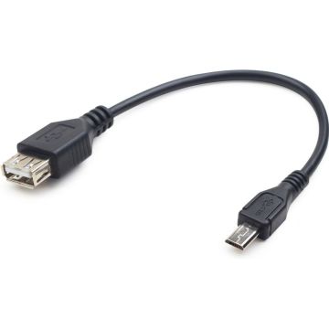 gembird USB OTG AF auf Micro BM Adapterkabel, 0,15 m