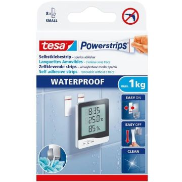 tesa Powerstrips Waterproof Small