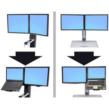 Ergotron WorkFit - Bevestigingscomponent (conversiekit)