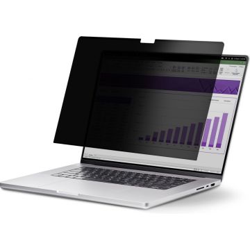 StarTech.com 14-inch MacBook Pro 2123 Laptop Privacy Screen, Removable and Reversible Anti-Glare Privacy Filter, Magnetic Laptop Screen Protector with +- 30 Deg. Viewing Angle - 51% Blue Light Reduction (142MM-PRIVACY-SCREEN)