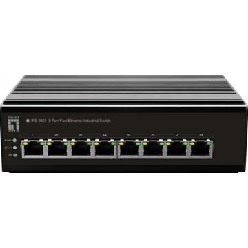 LevelOne Switch 8x FE IFS-0801 8x 10/100BASE-TX