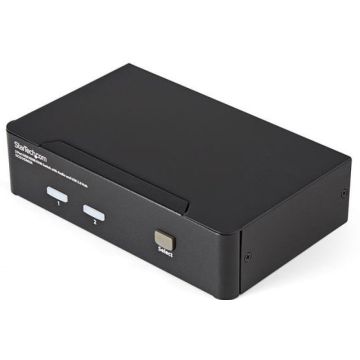 StarTech.com 2-poort USB HDMI KVM-switch met Audio en USB 2.0-hub - KVM  audio  USB switch
