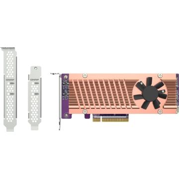 QNAP QM2-2P-384A - Controller voor opslag