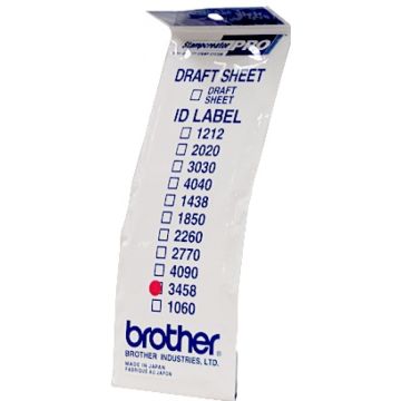 Brother ID3458 - 34 x 58 mm 12 etiket(ten) stempel ID-etiketten
