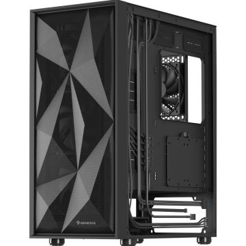 Genesis Behuizing DIAXID 605F met Sichtfenster zwart
