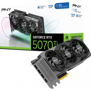 PNY GeForce RTX 5070 Ti Overclocked - Videokaart