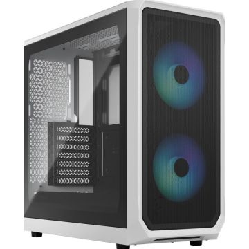 Fractal Design Focus 2 RGB White TG Clear Tint - Behuizing