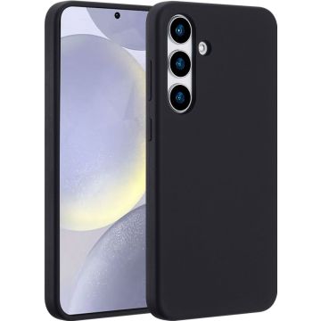 Accezz Liquid Silicone Backcover met MagSafe Samsung Galaxy S25 Plus - Zwart