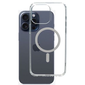 Hardcover met Corner Protection en geschikt voor MagSafe voordelen: + 100% Transparant: kristalhelder materiaal met UV bescherming. + MagSafe geschikt: de ingebouwde magneet is geschikt voor alle Apple MagSafe accessoires en laders! + Impact protection: h