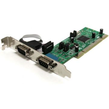StarTech.com 2-poort PCI RS422485 Seriële Adapter-kaart met 16550 UART - Seriële adapter