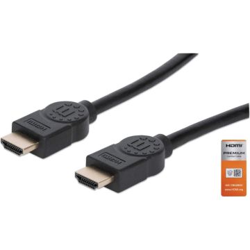 Manhattan Premium HDMI-Kabel Ethernet-kanaals 4K@60HZ 5m