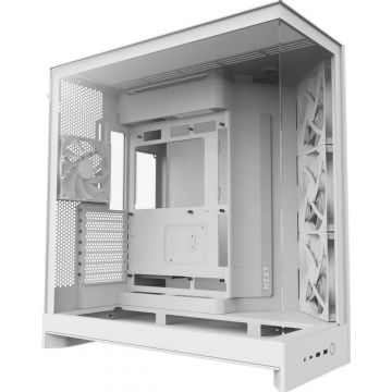 NZXT H9 Flow (2025) All White - Midtowermodel