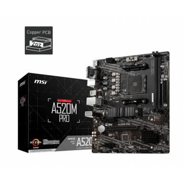 MSI A520M PRO - Moederbord