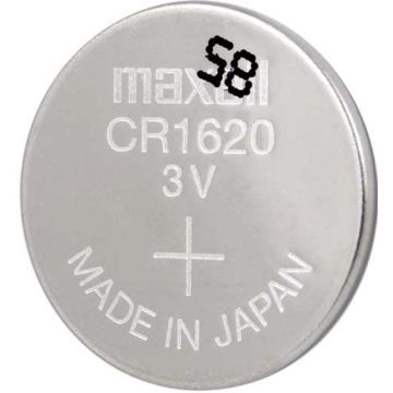 batterij Maxell 3V knoopcel CR1620 80mah