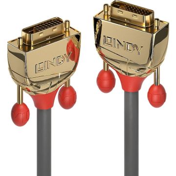 Lindy DVI-D Dual Link Kabel Gold Line 2m