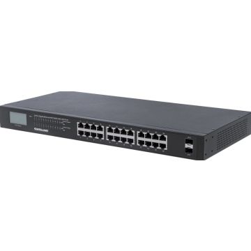 Intellinet PoE+ Switch 24-Port Gigabit met 2 SFP-Ports 370W