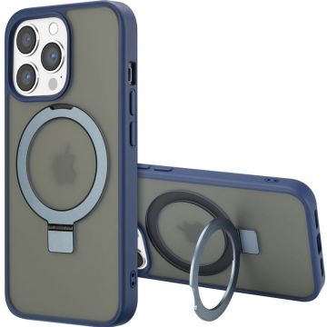 Accezz Ring Stand Backcover met MagSafe iPhone 13 Pro - Blue